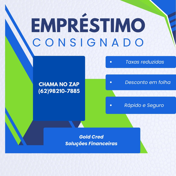 Foto da capa de Empréstimo Consignado - Gold Cred Crédito Consignado em Goiânia!